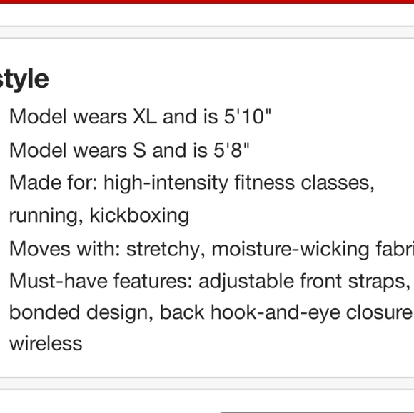 All in Motion Gray Sports Bra - Picture 6 of 8